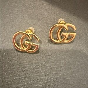 Gold Interlocking Earrings
